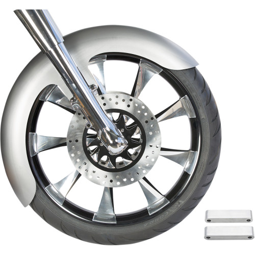 Russ Wernimont Designs Custom Dresser Front Fender For 21" Wheel - Steel - Ocf Style - 5.5" W X 45" L Rwd-50134