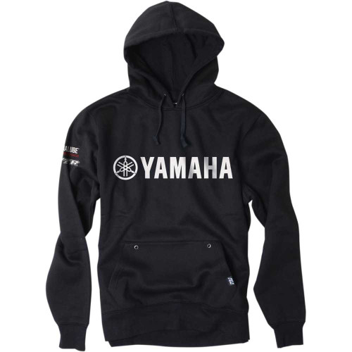 FACTORY EFFEX 1688234 Factory Effex Yamaha Team Pullover Hoodie - Black - Large 16-88234