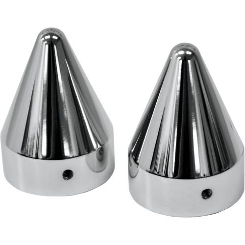 La Choppers Axle Caps - Chrome - Spike La-7811-00 La Choppers Axle Caps - Chrome - Spike La-7811-00