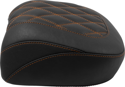 MUSTANG 88511MO Mustang Seat Passenger Wide Tripper Mandarin Orange Thread 88511Mo