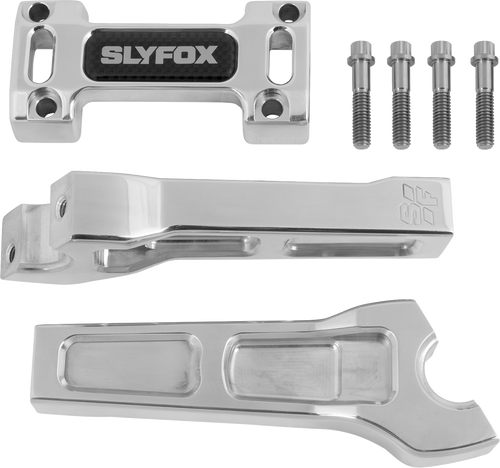 Slyfox Riser 6" Straight Raw 1" Clamp Sf-1001-06-R