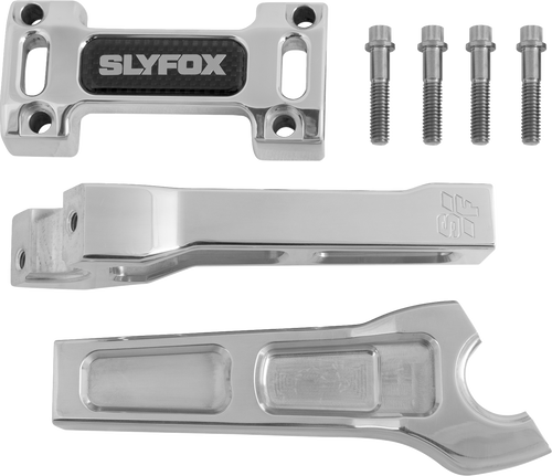 Slyfox Riser 6" Straight Raw 1 1/8" Clamp Sf-1003-06-R