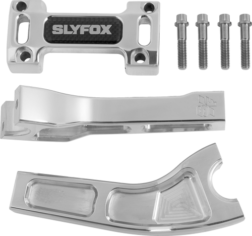 SLYFOX SF-1004-06-R Slyfox Riser 6" Pullback Raw 1 1/8" Clamp Sf-1004-06-R