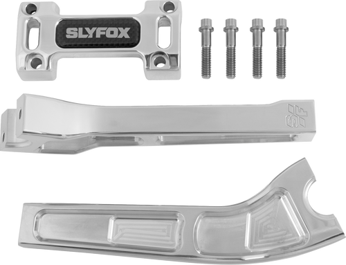 SLYFOX SF-1002-08-R Slyfox Riser 8" Pullback Raw 1" Clamp Sf-1002-08-R