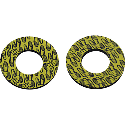 Renthal Grip Donutz - Black/Yellow G205