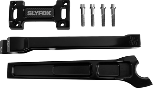 Slyfox Riser 10" Straight Black 1 1/8" Clamp Sf-1003-10-B