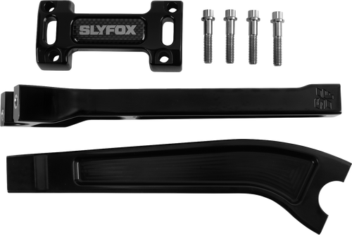 Slyfox Riser 10" Pullback Raw 1 1/8" Clamp Sf-1004-10-R