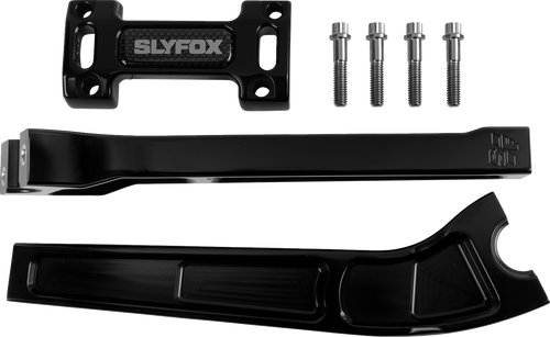 Slyfox Riser 10" Pullback Black 1" Clamp Sf-1002-10-B