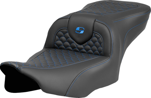 SADDLEMEN 823-07-20801 Saddlemen Seat Roadsofa Dragon Blue Stitch 823-07-20801
