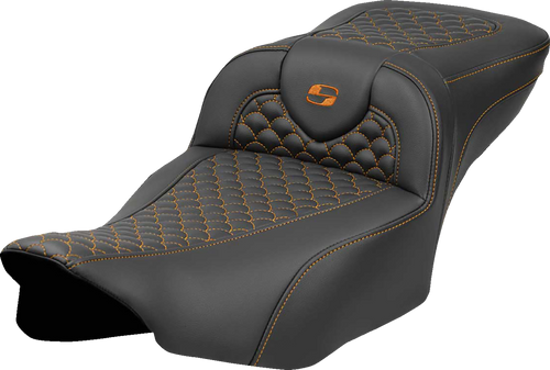 SADDLEMEN 823-07-20903 Saddlemen Seat Roadsofa Dragon Orange Stitch Ext Rch 823-07-20903
