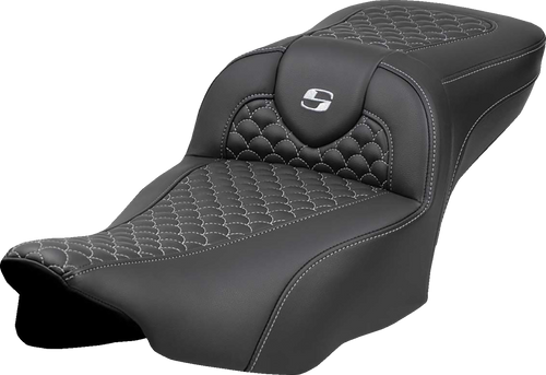 SADDLEMEN 823-07-20905 Saddlemen Seat Roadsofa Dragon Silver Stitch Ext Rch 823-07-20905