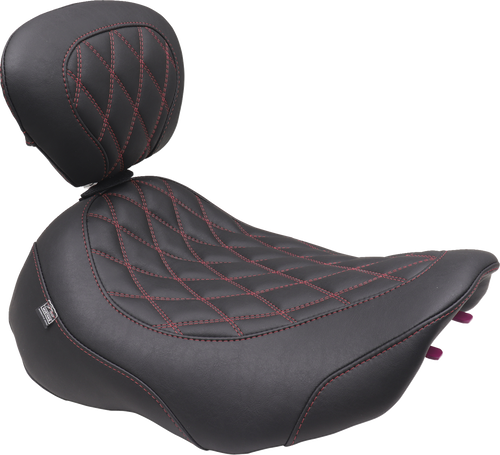 MUSTANG 89503DC Mustang Seat Solo Wide Tripper W/ Dbr Dark Cherry Thread 89503Dc