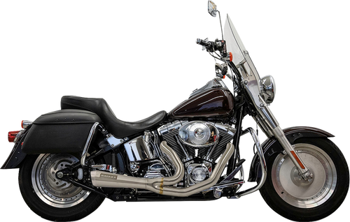 Bassani Xhaust Exhaust 2:1 Ripper Short Stainless Softails 89-2017 1S6Ss