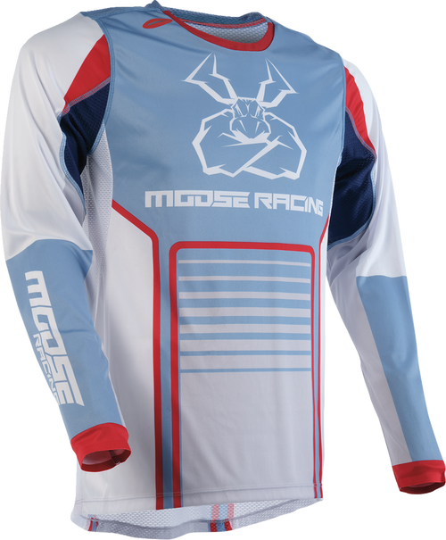 Moose Offroad Jersey Agroid Gy/Bl Lg 2910-7496