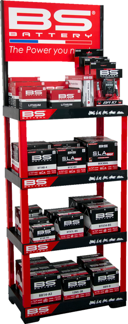 BS BATTERY 900075 Bs Battery Display Battery Rack 900075