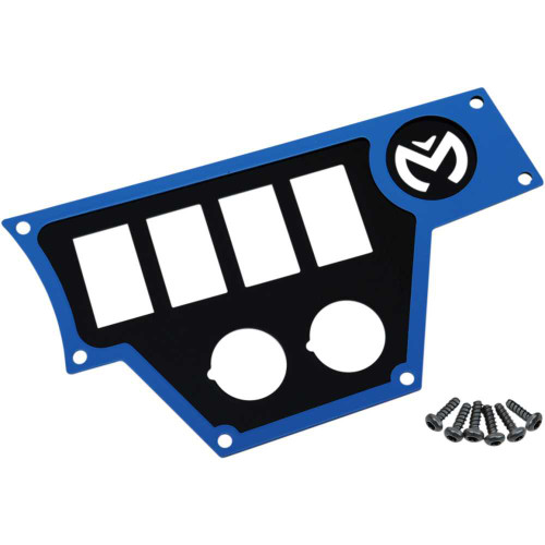 MOOSE UTILITY 1004372PU Moose Utility Dash Plate - Large - Right - Blue 100-4372-Pu