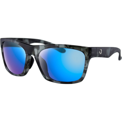 Bobster Route Sunglasses - Matte Gray - Purple Revo Brou003H