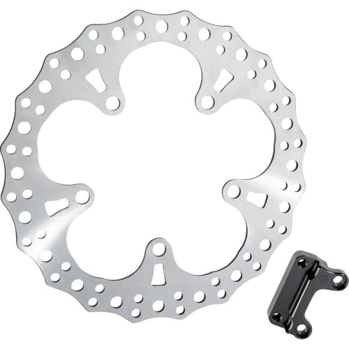 ARLEN NESS 300012 Arlen Ness Jagged Left Brake Rotor - 13" 300-012