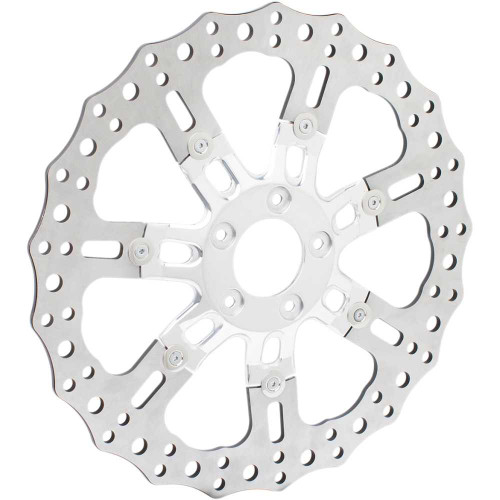 ARLEN NESS 3310302203 Arlen Ness Front Rotor - 7 Valve - 14" - Chrome 33-10302-203