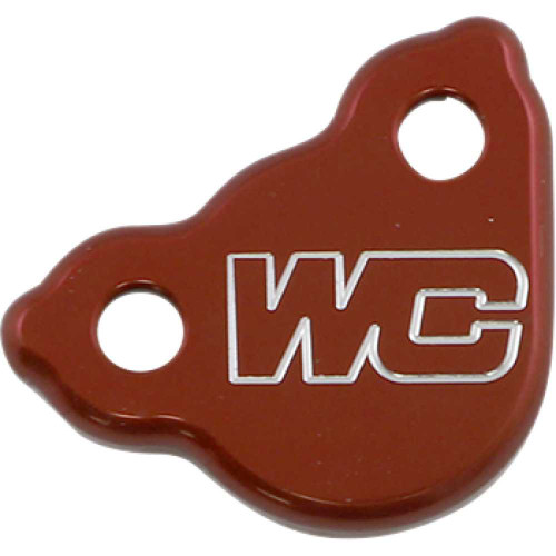 WORKS CONNECTION 21505 Works Connection Rear Billet Brake Cover - Red - Honda 21-505