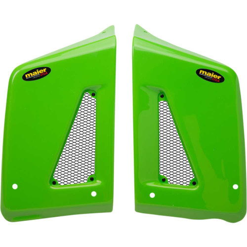 MAIER 578103 Maier Radiator Scoops - Klr - Green 578103