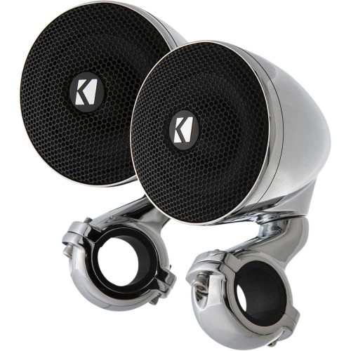 KICKER 47PSM34 Kicker Mini Speakers - 4 Ohm - Chrome 47Psm34
