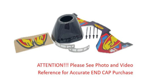 Fmf Rct Carbon Replacement End Cap Kit Original 040643