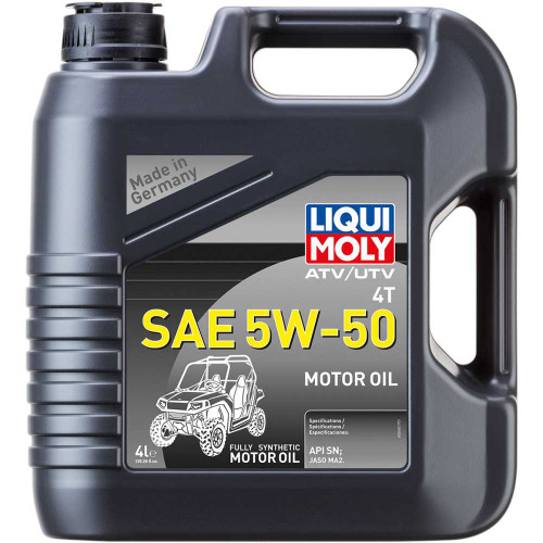 LIQUI MOLY 20214 Atv/Utv 4T Engine Oil - 5W-50 - 4L 20214