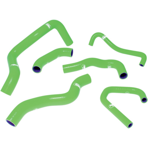 Samco Sport Radiator Hose Kit - Green - Kawasaki Kaw31-Gn