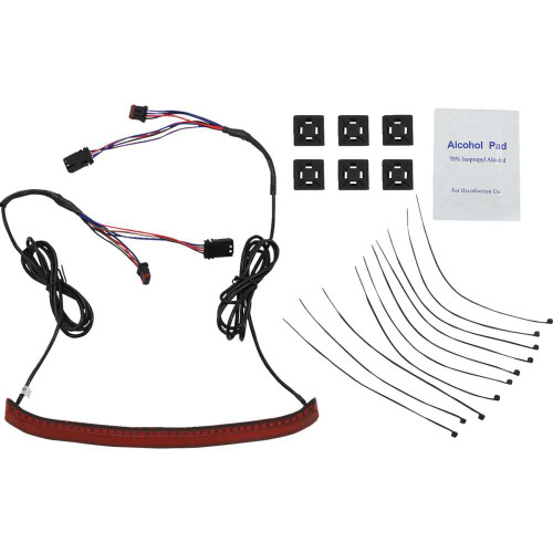 CUSTOM DYNAMICS CDFATBOYR Custom Dynamics Taillight With Turn Signals - Red Cd-Fatboy-R