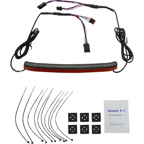 Custom Dynamics Taillight With Turn Signals - Smoke Cd-Fatboy-S