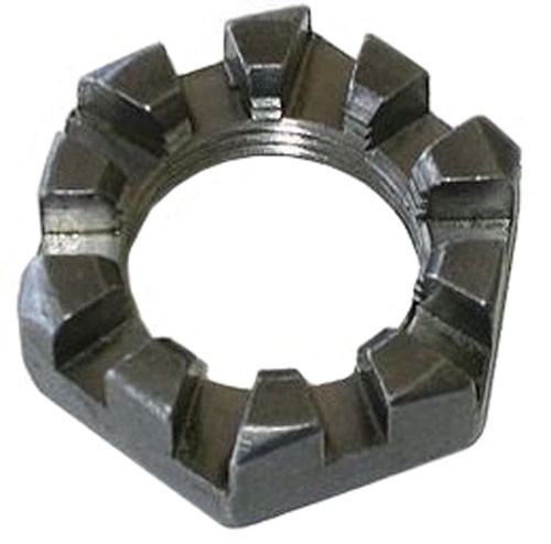 Axle Nut 1" Slotted Hex 11065