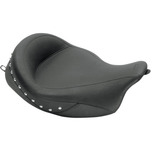 Mustang Super Solo Seat - Chrome Studded 76068 Mustang Super Solo Seat - Chrome Studded 76068