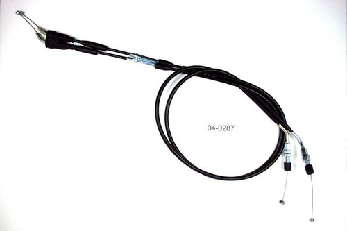 Cable Black Vinyl Throttle Pushpull Set 04-0287