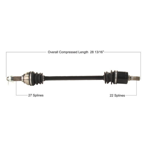 Tytaneum Oe Replacement Cv Axle John Deere Front Left/Right JDR-7016