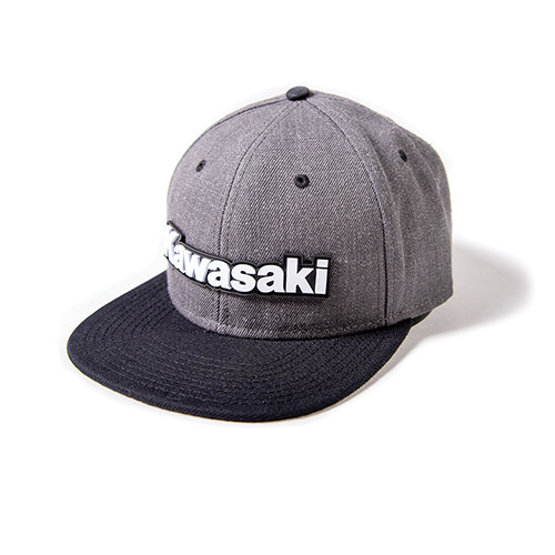 Kawasaki Bold Snapback Hat / Charcoalblack (Os) 24-86100