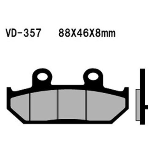 Vesrah Semimetallic Brake Pads Vd357 VD-357