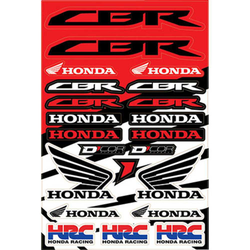 D'COR VISUALS 4010102 D'Cor Visuals Decal Sheet - Honda Street 40-10-102