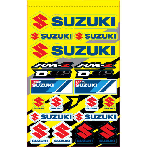 D'COR VISUALS 4040104 D'Cor Visuals Decal Sheet - Suzuki Cor2 40-40-104