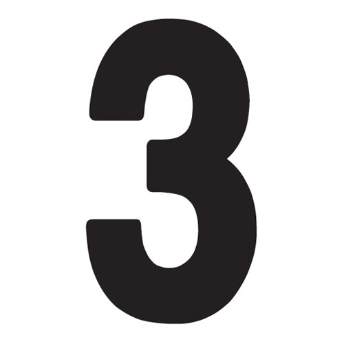 Fx 2015 Numbers Pro 5" Black 3 03-0273