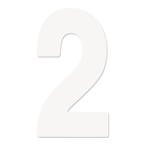 Fx 2015 Numbers Pro 8" White 2 02-4372