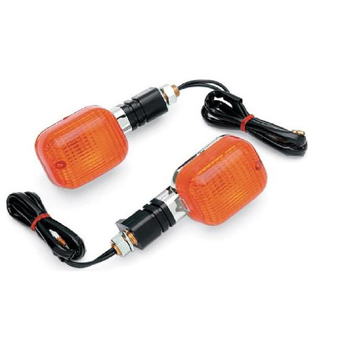 On/Offroad Dot Turn Signals Chrome Pair 25-7002