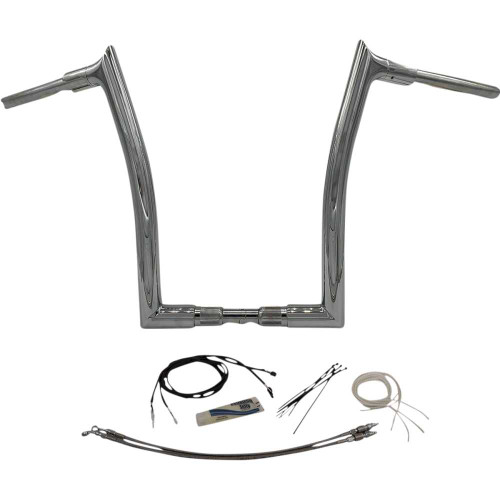 FAT BAGGERS INC. 809616 Fat Baggers Inc. Handlebar Kit - Pointed Top - 16" - Chrome 809616