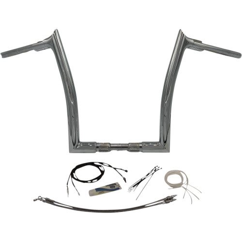 Fat Baggers Inc. Handlebar Kit - Pointed Top - 14" - Chrome 809614