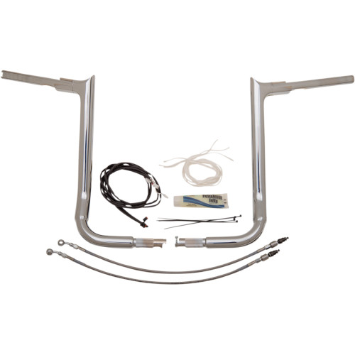 Fat Baggers Inc. Handlebar Kit - Pointed Top - 16" - Chrome 809216