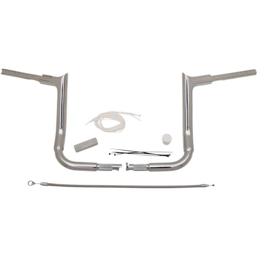 FAT BAGGERS INC. 809112 Fat Baggers Inc. Handlebar Kit - Pointed Top - 12" - Chrome 809112