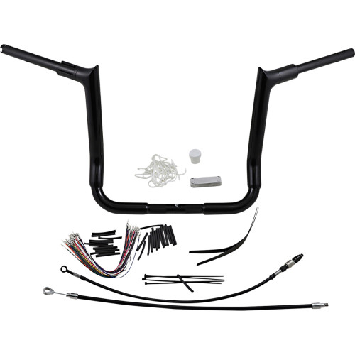 Fat Baggers Inc. Handlebar Kit - Pointed Top - 14" - Black 809114-B