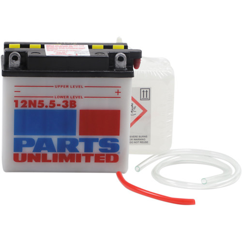 Parts Unlimited Battery - 12N5.5-3B