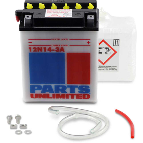 PARTS UNLIMITED 2113-0137 Parts Unlimited Battery - 12N14-3A