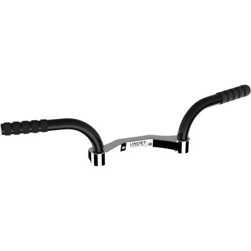 LINDBY 282000 Lindby Adjustable Footrest - Black/Chrome - Flh '14-'23 282000